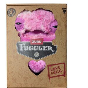 Zuru Fuggler Series 2 Love Fugg Pink Plush Toy With Teeth In Box